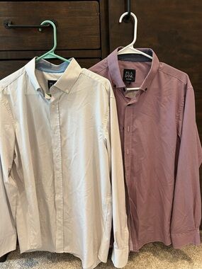 Jos. A. Bank dress shirts. Set of 2.